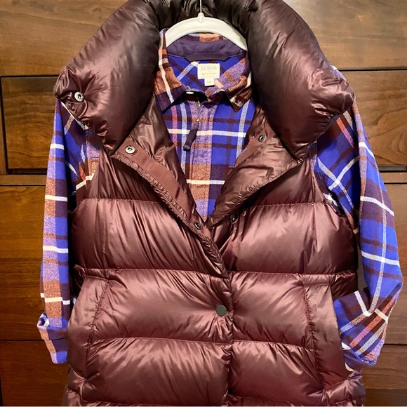 JCrew plaid flannel pullover - Picture 3 of 8